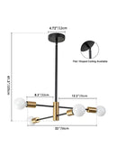 GobekUsa Stylish Hanging Chandelier for Home Decor
