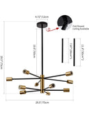 GobekUsa Stylish Hanging Chandelier for Home Decor