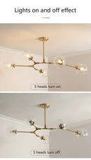 GobekUsa Stylish Nordic Chandelier for Living Room & Dining