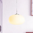 GobekUsa Stylish Nordic Pendant Light with Opal Glass - Ideal for Office and Kitchen Island
