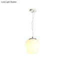 GobekUsa Stylish Nordic Pendant Light with Opal Glass - Ideal for Office and Kitchen Island