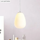 GobekUsa Stylish Nordic Pendant Light with Opal Glass - Ideal for Office and Kitchen Island