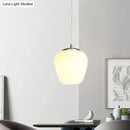 GobekUsa Stylish Nordic Pendant Light with Opal Glass - Ideal for Office and Kitchen Island