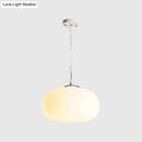 GobekUsa Stylish Nordic Pendant Light with Opal Glass - Ideal for Office and Kitchen Island
