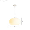 GobekUsa Stylish Nordic Pendant Light with Opal Glass - Ideal for Office and Kitchen Island
