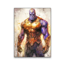 GobekUsa Superhero Canvas Wall Art - Marvel Movie Characters