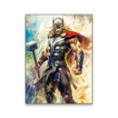 GobekUsa Superhero Canvas Wall Art - Marvel Movie Characters