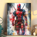 GobekUsa Superhero Canvas Wall Art - Marvel Movie Characters
