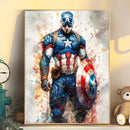 GobekUsa Superhero Canvas Wall Art - Marvel Movie Characters