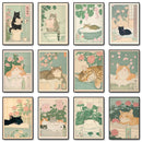 GobekUsa Tabby Cat in Bathtub Canvas Wall Art
