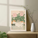 GobekUsa Tabby Cat in Bathtub Canvas Wall Art