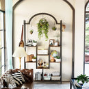 GobekUsa Tall 5-Tier Plant Stand with Hanging Hooks