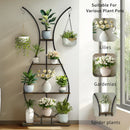 GobekUsa Tall Metal Plant Stand with 5 Tiers