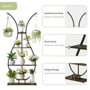 GobekUsa Tall Metal Plant Stand with 5 Tiers