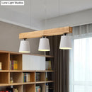 GobekUsa Tapered Shade Island Light - Nordic Metal - 3 Lights Pendant Lamp for Dining Room Ceiling