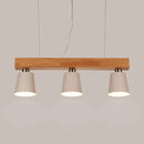 GobekUsa Tapered Shade Island Light - Nordic Metal - 3 Lights Pendant Lamp for Dining Room Ceiling
