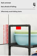 Modern black metal 3 tier toilet storage rack bathroom organizer by Decorbites