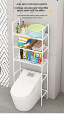 Modern black metal 3 tier toilet storage rack bathroom organizer by Decorbites