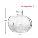 Clear glass avocado seed starter trio kitchen grow vases by Decorbites