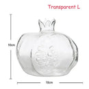Clear glass avocado seed starter trio kitchen grow vases