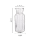 GobekUsa Transparent Nordic Vase for Plants and Flowers