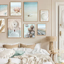 GobekUsa Tropical Ocean Shell Wall Art for Living Room
