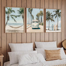 GobekUsa Tropical Surfboard Travel Wall Art Set