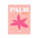Retro pink and teal bali indonesia travel posters art bedroom decor by Decorbites
