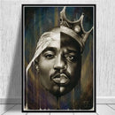 GobekUsa Tupac Canvas Print - Hip Hop Wall Art