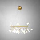 GobekUsa Ultra-Modern Linear Firefly Pendant Lighting: Acrylic Billiard Light for Living Room