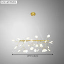 GobekUsa Ultra-Modern Linear Firefly Pendant Lighting: Acrylic Billiard Light for Living Room