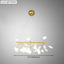 GobekUsa Ultra-Modern Linear Firefly Pendant Lighting: Acrylic Billiard Light for Living Room