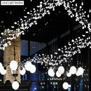 GobekUsa Ultra-Modern Linear Firefly Pendant Lighting: Acrylic Billiard Light for Living Room
