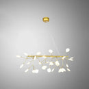 GobekUsa Ultra-Modern Linear Firefly Pendant Lighting: Acrylic Billiard Light for Living Room