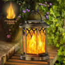 Bronze bronze flickering flame solar lanterns garden decorative light by Decorbites