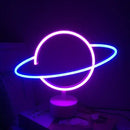 Colorful led neon sign shapes bedroom night light by Decorbites