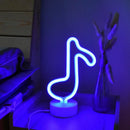 Colorful led neon sign shapes bedroom night light by Decorbites