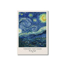 GobekUsa Vincent Van Gogh Starry Night Canvas Prints