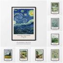 GobekUsa Vincent Van Gogh Starry Night Canvas Prints