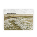 Vintage farmhouse landscape oil painting for living room wall art by Decorbites