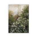 Vintage landscape canvas wall art garden path painting for bedroom by Decorbites