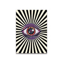 Vintage pink cartoon print canvas wall art for bedroom by Decorbites