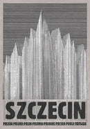 Vintage katowice black & white poland city canvas – living room art by Decorbites