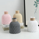 GobekUsa Water Ripple Plastic Vase - Modern Nordic Style
