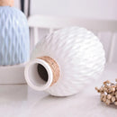 GobekUsa Water Ripple Plastic Vase - Modern Nordic Style