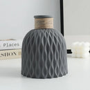 GobekUsa Water Ripple Plastic Vase - Modern Nordic Style