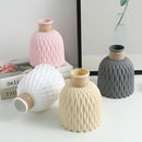 GobekUsa Water Ripple Plastic Vase - Modern Nordic Style