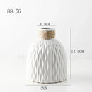 GobekUsa Water Ripple Plastic Vase - Modern Nordic Style
