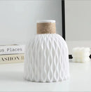 GobekUsa Water Ripple Plastic Vase - Modern Nordic Style
