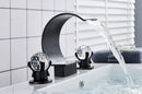 GobekUsa Waterfall Bathroom Basin Faucet - Hot/Cold Mixer